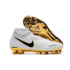 Nike Phantom Vision Elite DF FG Bílý Zlato